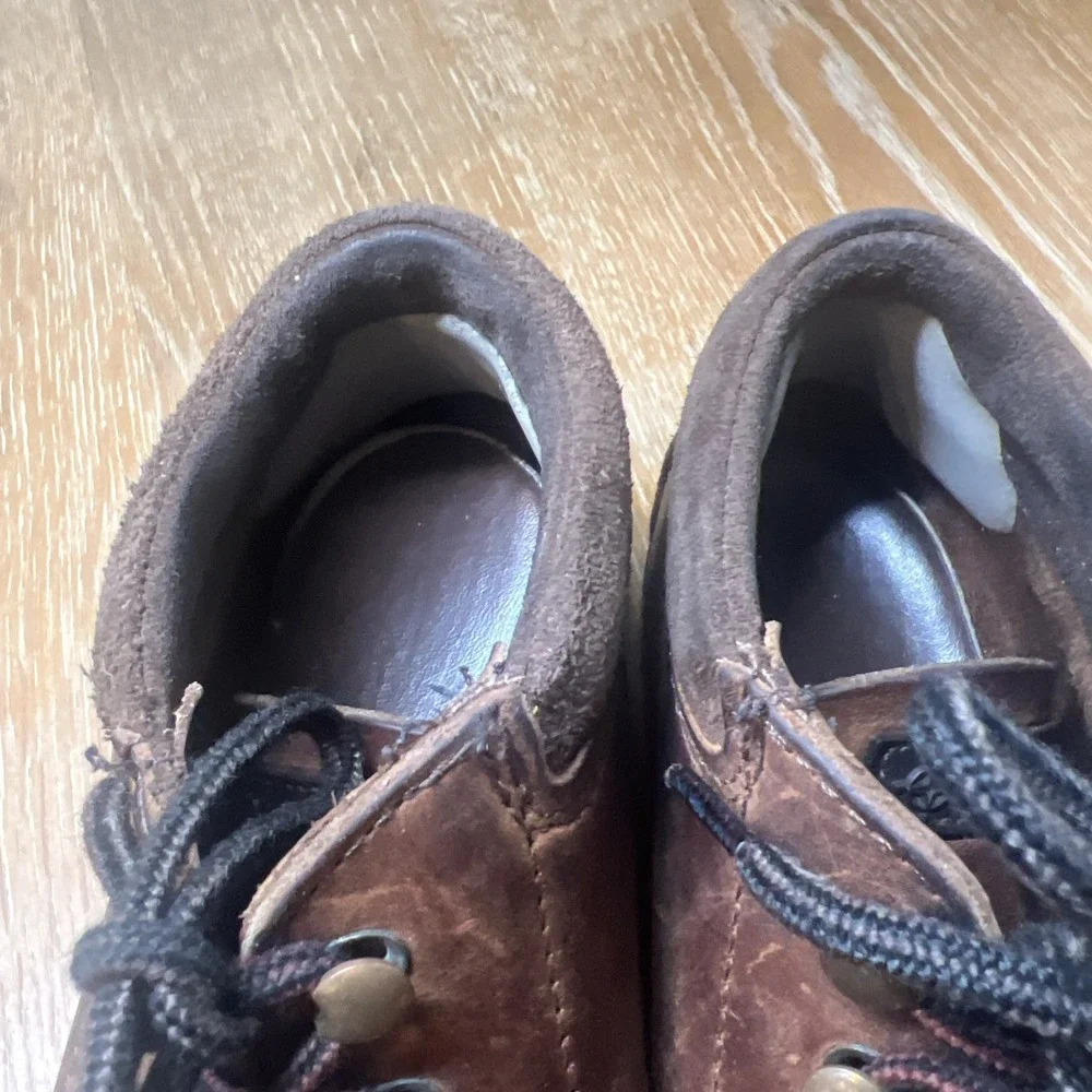 Vintage Eastland Boots Womens 7 M Brown Leather Moc Toe‎ Hiking Chukka